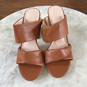 Piepiebuy Faux Leather Block Heel- Women's 9.5